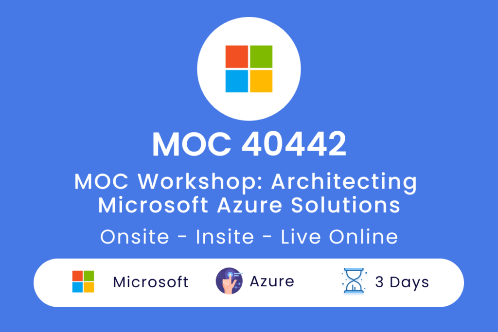 MOC 40442  MOC Workshop  Architecting Microsoft Azure Solutions
