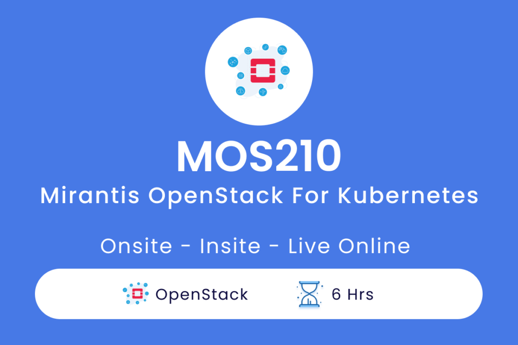 MOS210  Mirantis OpenStack MOS For Kubernetes