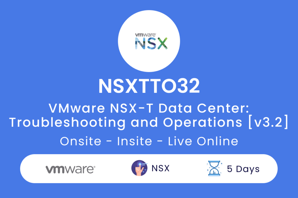 NSXTTO32 VMware NSX T Data Center  Troubleshooting and Operations v3.2