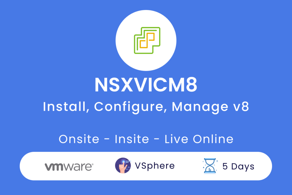 NSXVICM8 - VMware vSphere_ Install, Configure, Manage v8