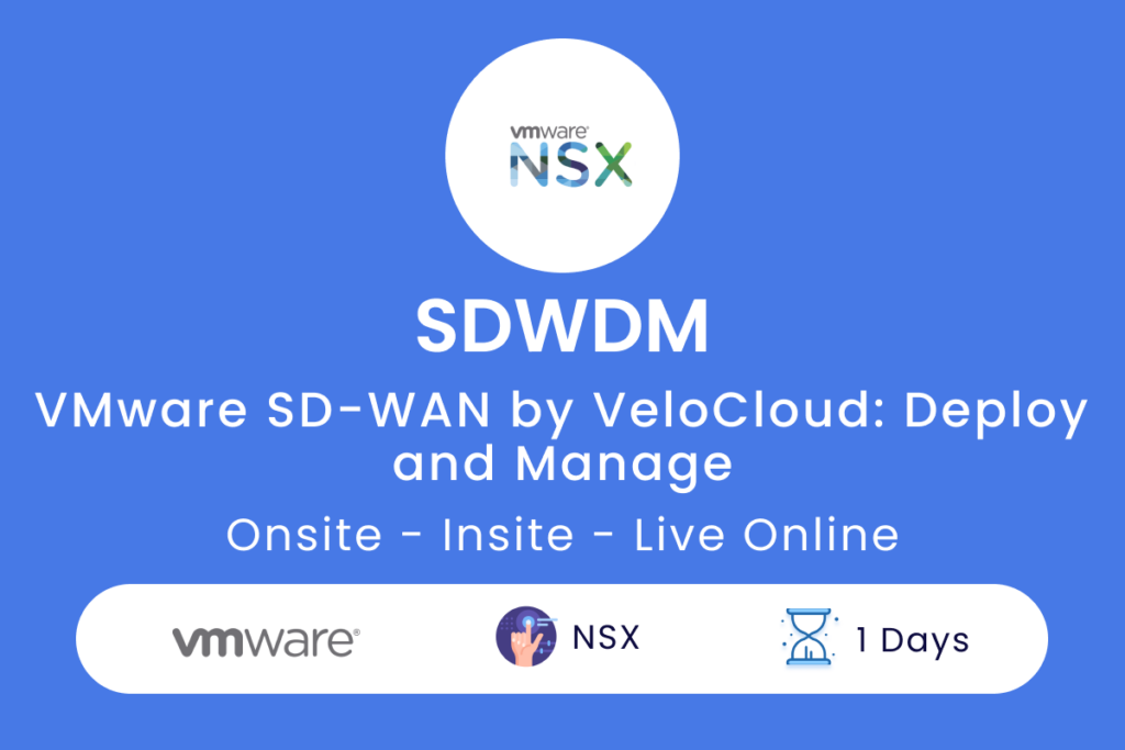 SDWDM VMware SD WAN by VeloCloud  Deploy and Manage