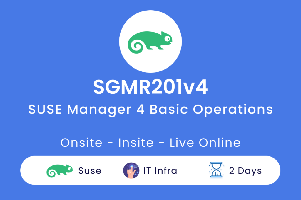 SGMR201v4 SUSE Manager 4 Basic Operations