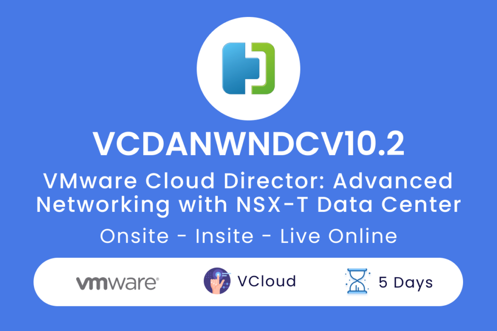 VCDANWNDCV10.2 -VMware Cloud Director_ Advanced Networking with NSX-T Data Center