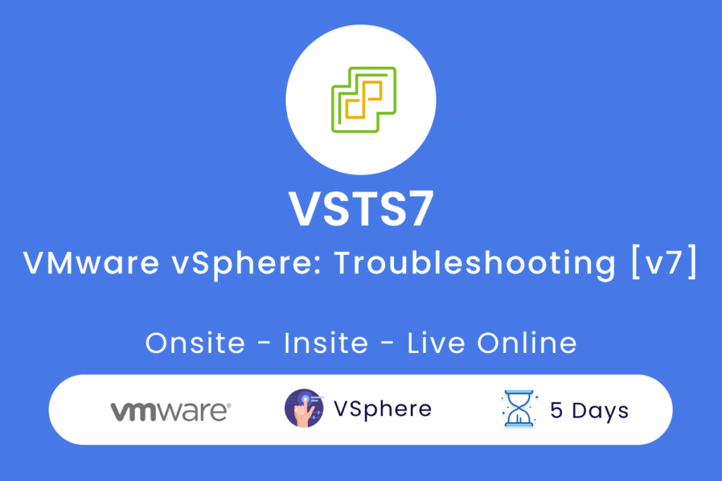 VSTS7 VMware vSphere  Troubleshooting v7